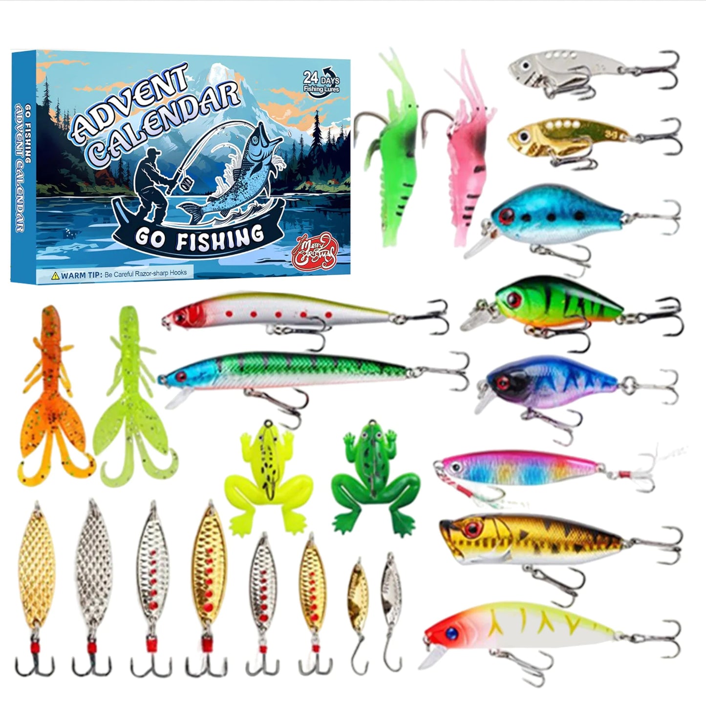 FISHING ADVENT CALENDAR - 24 Days of Surprise!